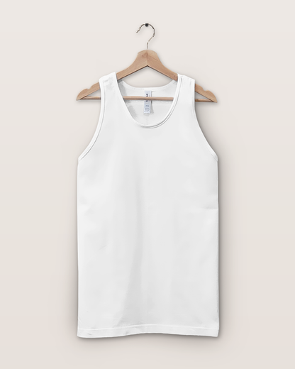 White Suna Cotton® Adult Tank Top